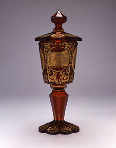 金赤金彩ゴブレット