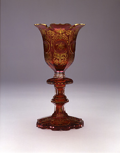 金赤金彩ゴブレット