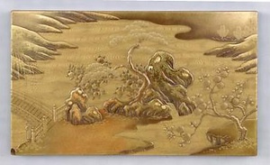 初音蒔絵模造手板