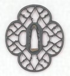 雁金透鐔（京透）