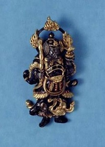 天部明王図三所物