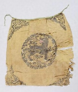 獅子蛮絵前垂