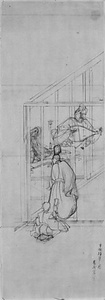 重衡弾琴/下図