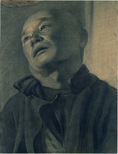 男子頭部