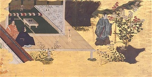 源氏物語図　宿木(巻49）