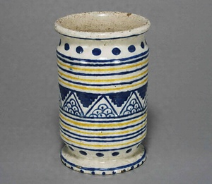 阿蘭陀色絵細水指