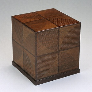 紫檀木象嵌飾箱