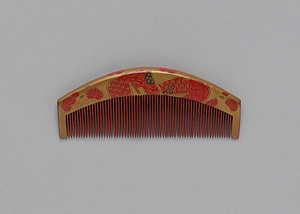 鐔葵蒔絵櫛