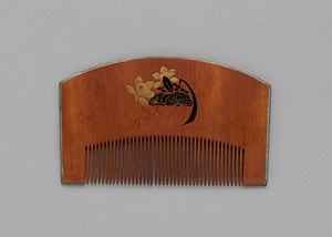 冠橘蒔絵櫛