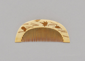 吹寄蒔絵象牙櫛