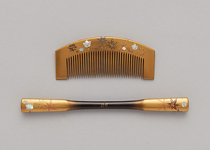 吹寄蒔絵櫛・笄