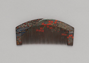桜楓蒔絵櫛