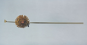 菊花金銀珊瑚簪