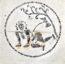 ヒンドゥー教神像拓本