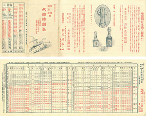 新橋国府津間汽車時刻表