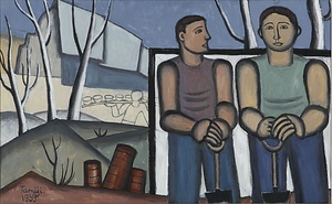 陶器を作る人々　採土