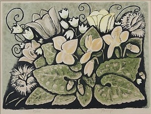 シクラメンを主題にしたブーケ