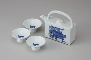 バッタの哲学No.2 バッタの酒器セット