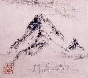 水墨遍路風景図