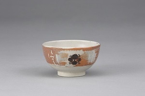 赤楽鉄絵梅文小碗