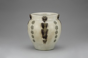 御深井釉蜻蛉文花瓶