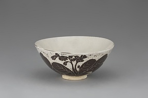 掻落岩煙草文鉢