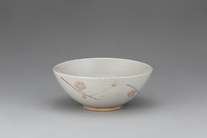 御深井釉梅文鉢