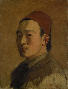 自画像（トルコ帽）