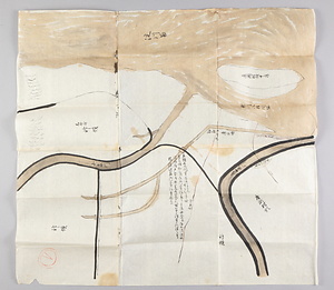 淀川・小泉川合流図