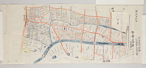川表田地車道下絵図