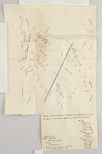 小泉川付替之見取絵図