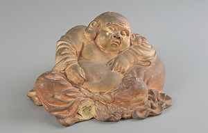 被災した恵比寿像（被災資料6）