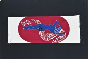 手ぬぐい「ベールと裸婦」