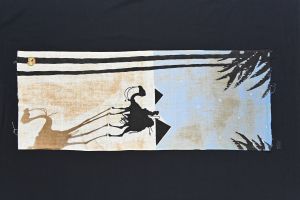 手ぬぐい「月の砂漠」