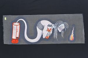 手ぬぐい「うらめしや～」