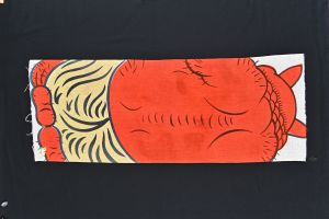 手ぬぐい「鬼も背を」