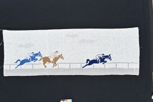 手ぬぐい「競走馬」