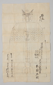 釣鐘正図　惣長4尺