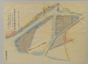 学問所開発目論見場取繕見積之図