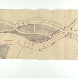 摂津国淀川水域水利絵図