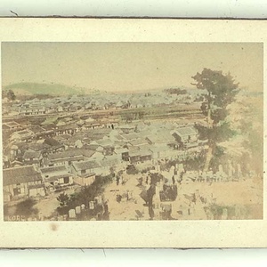 明治初期手彩色小型写真帖　手彩色鶏卵写真