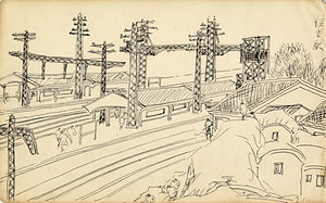 高山超陽画伯画集　阪神大水害昭和１３年　１９３８