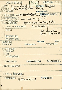 岩田久二雄フィールドノート