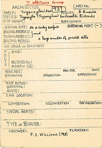 岩田久二雄フィールドノート