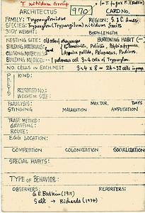 岩田久二雄フィールドノート