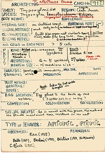 岩田久二雄フィールドノート