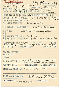 岩田久二雄フィールドノート