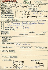 岩田久二雄フィールドノート