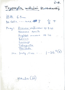 岩田久二雄フィールドノート