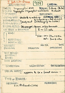 岩田久二雄フィールドノート